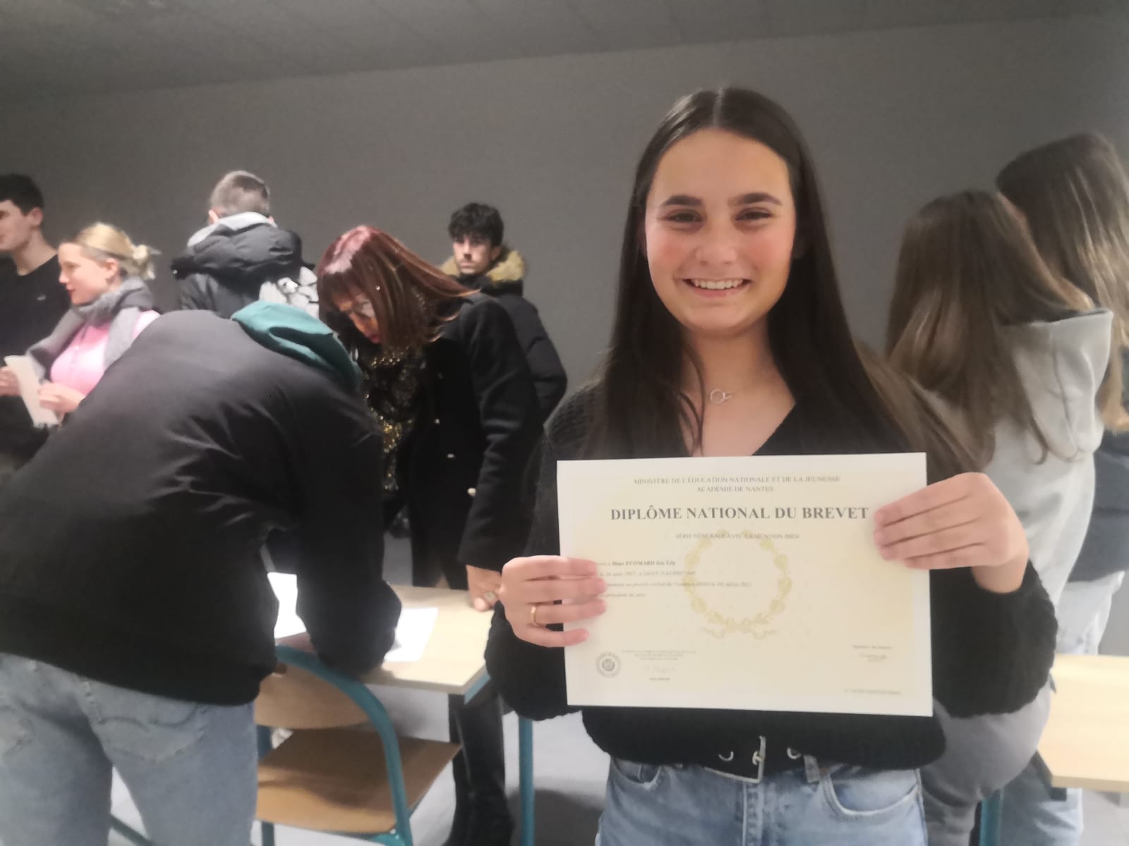 Remise des diplômes du brevet Collège Saint Joseph